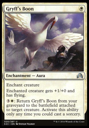 Gryff's Boon (Shadows over Innistrad) Trading Card