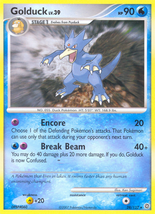 Golduck (28/132) - Secret Wonders Pokémon Card