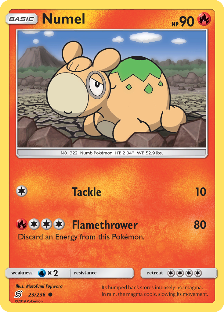 Numel (23/236) - Unified Minds Pokémon Card