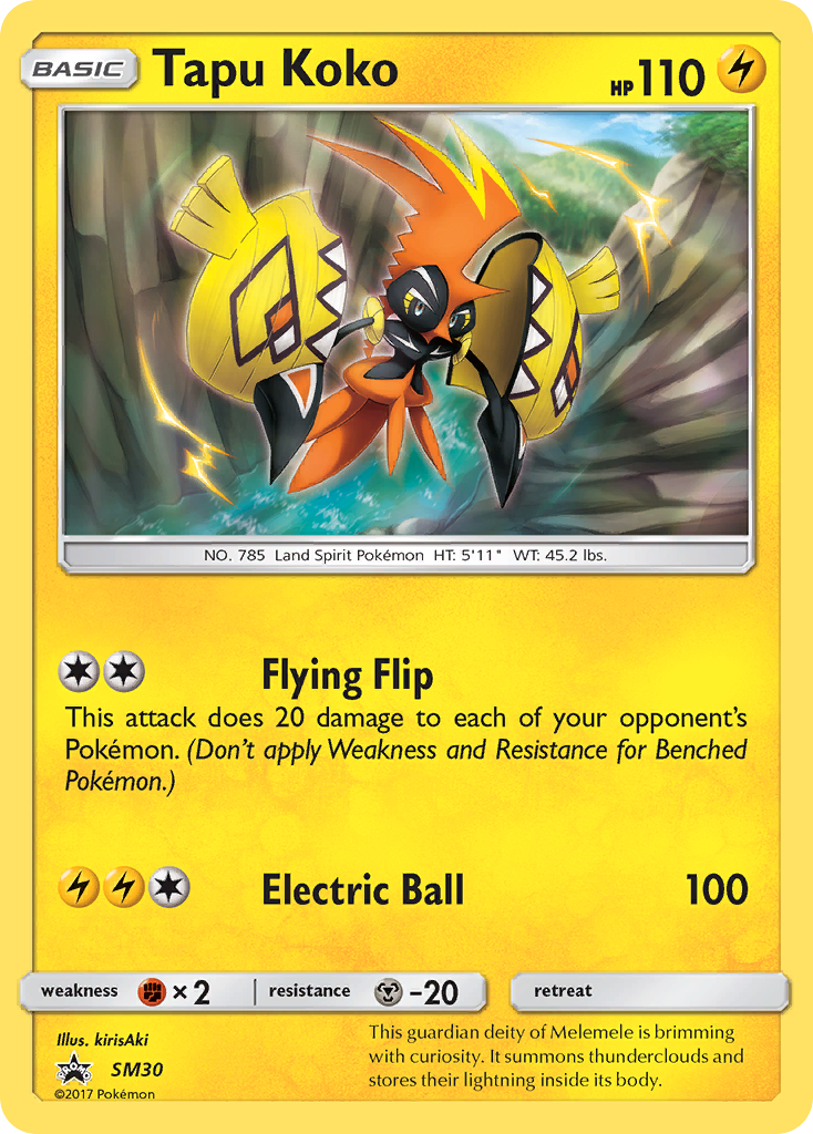 Tapu Koko Pokémon Card