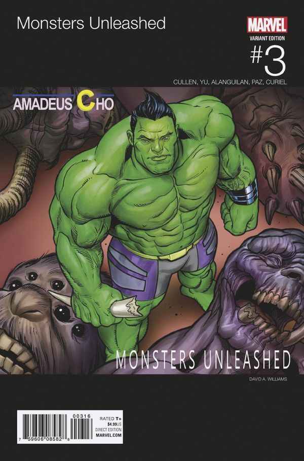 Monsters Unleashed #3 (Greene Hip Hop Variant)