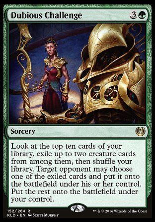 Dubious Challenge (Kaladesh) Trading Card