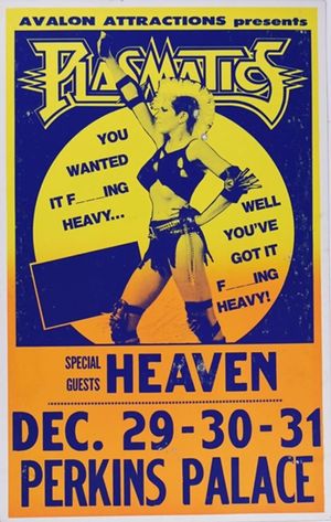 The Plasmatics Perkins Palace 1982