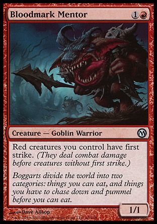 Bloodmark Mentor (Duels of the Planeswalkers) Trading Card