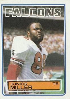 Junior Miller 1983 Topps #23 Sports Card
