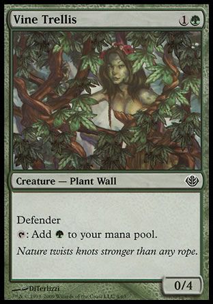 Vine Trellis (Garruk vs. Liliana) Trading Card