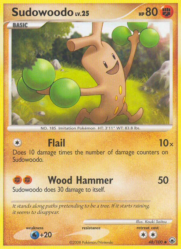 Sudowoodo (48/100) - Majestic Dawn Pokémon Card