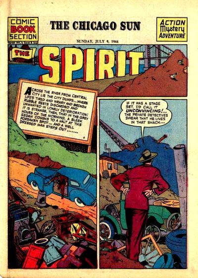Spirit Section #7/9/1944 Comic