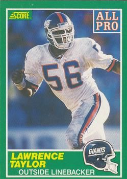 Lawrence Taylor 1989 Score #295 Sports Card