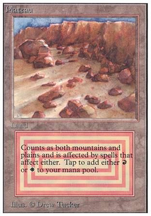 Plateau (Unlimited) Trading Card