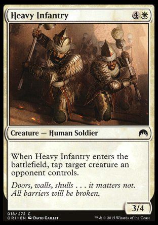 Heavy Infantry (Magic Origins) Trading Card