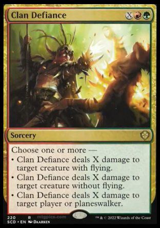 Clan Defiance (Starter Commander Decks) Trading Card