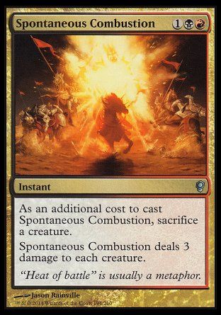 Spontaneous Combustion (Conspiracy) Trading Card