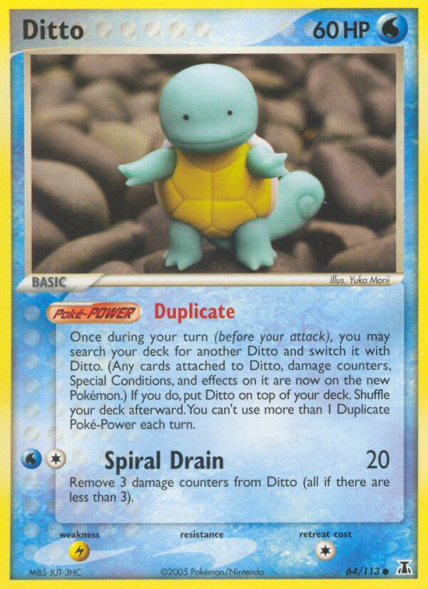 Ditto (64/113) - Delta Species Pokémon Card