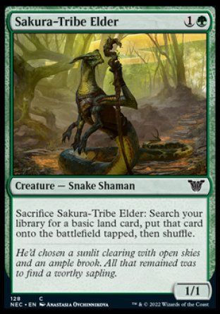 Sakura-Tribe Elder (Kamigawa Neon Dynasty Commander Decks) Trading Card