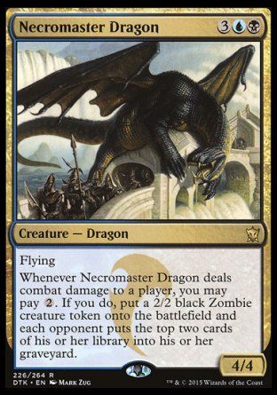 Necromaster Dragon (Dragons of Tarkir) Trading Card