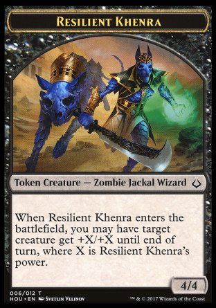 Resilient Khenra Token (Hour of Devastation) Trading Card