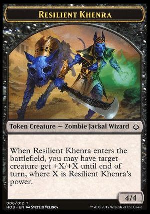 Resilient Khenra Token (Hour of Devastation)