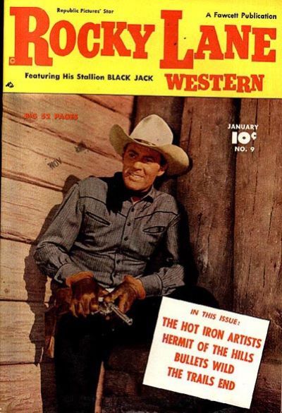 Rocky Lane Western #9 Comic