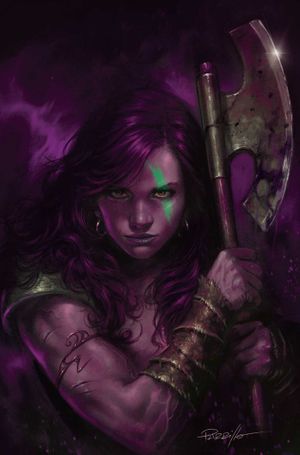 Red Sonja She Devil With A Sword #2 (Cvr Q Inc 1:7 Lucio Parrillo Ultraviolet Virgin Variant)