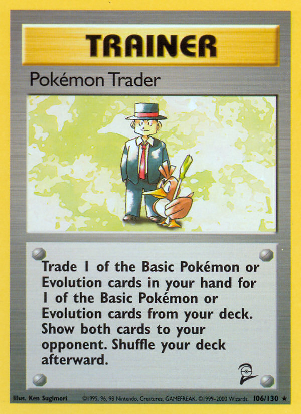 Pokémon Trader (106/130) - Base Set 2 Pokémon Card