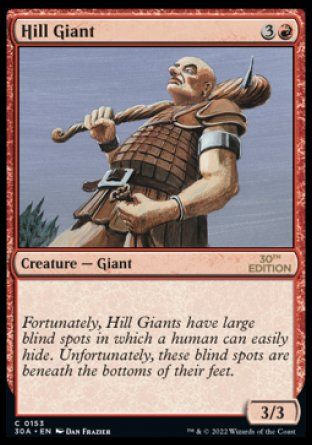 Hill Giant (Magic 30th Anniversary Edition) Trading Card