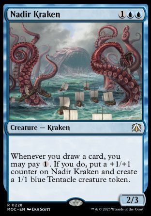 Nadir Kraken (March of the Machine Commander Decks) Trading Card