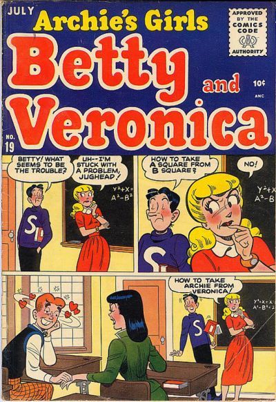 Archie's Girls Betty and Veronica #19 Comic