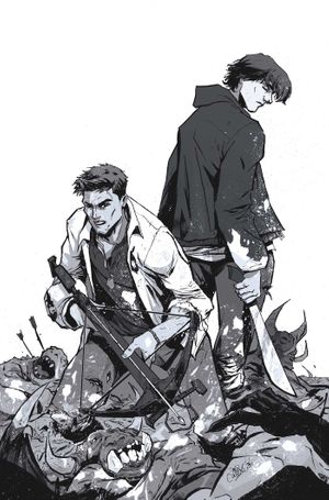 Supernatural #9 (Cvr L Inc 1:5 David Cousens Line Art Virgin Variant)