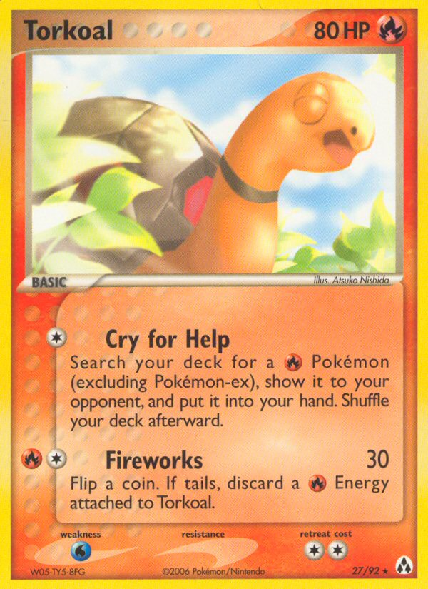 Torkoal (27/92) - Legend Maker Pokémon Card