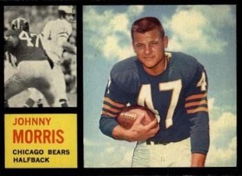 Johnny Morris 1962 Topps #15 Sports Card
