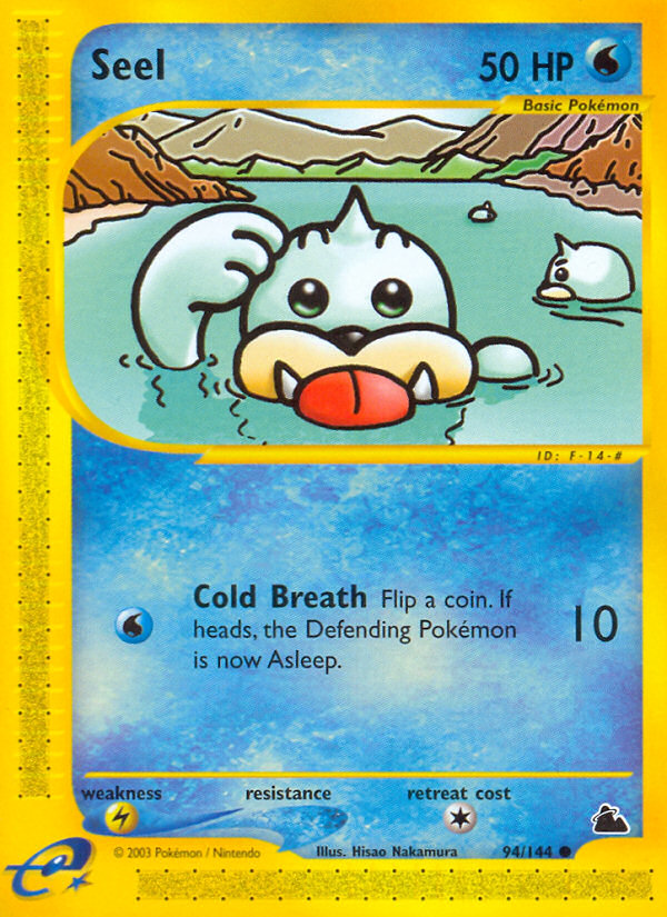 Seel (94/144) - Skyridge Pokémon Card