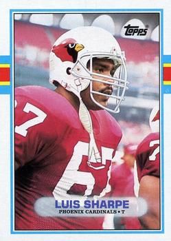 Luis Sharpe 1989 Topps #277 Sports Card
