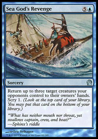 Sea God's Revenge (Theros) Trading Card