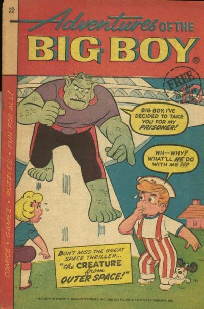Adventures of Big Boy #86 [East] Comic