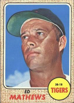 Ed Mathews 1968 Topps #58 Sports Card