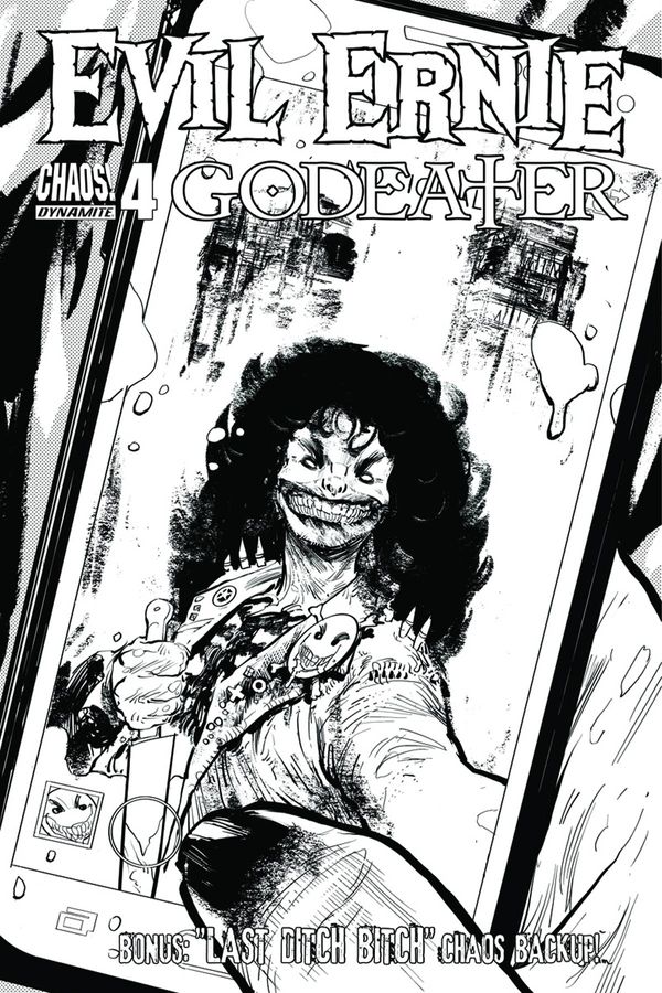 Evil Ernie: Godeater #4 (Cover C 10 Copy B&w Cover)