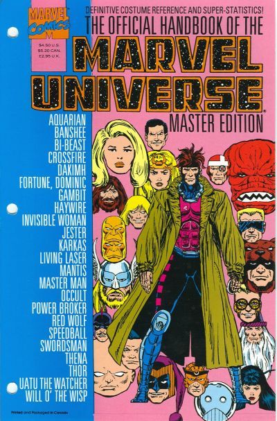 Official Handbook of the Marvel Universe Master Edition #21 Comic