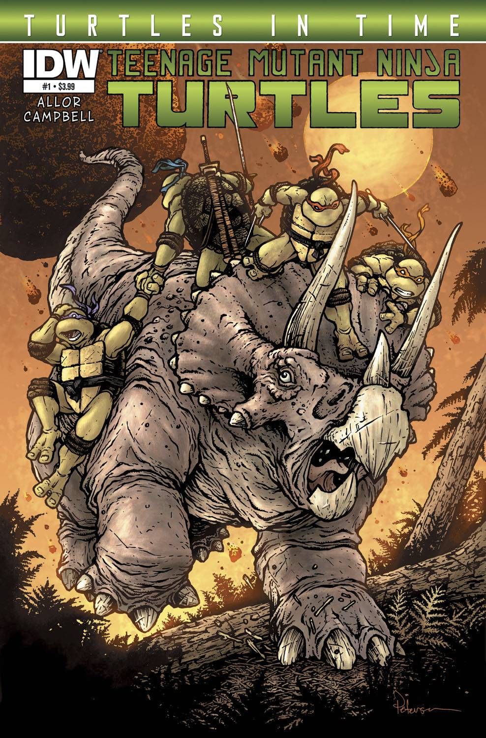Teenage Mutant Ninja Turtles: Turtles in Time #1 Comic