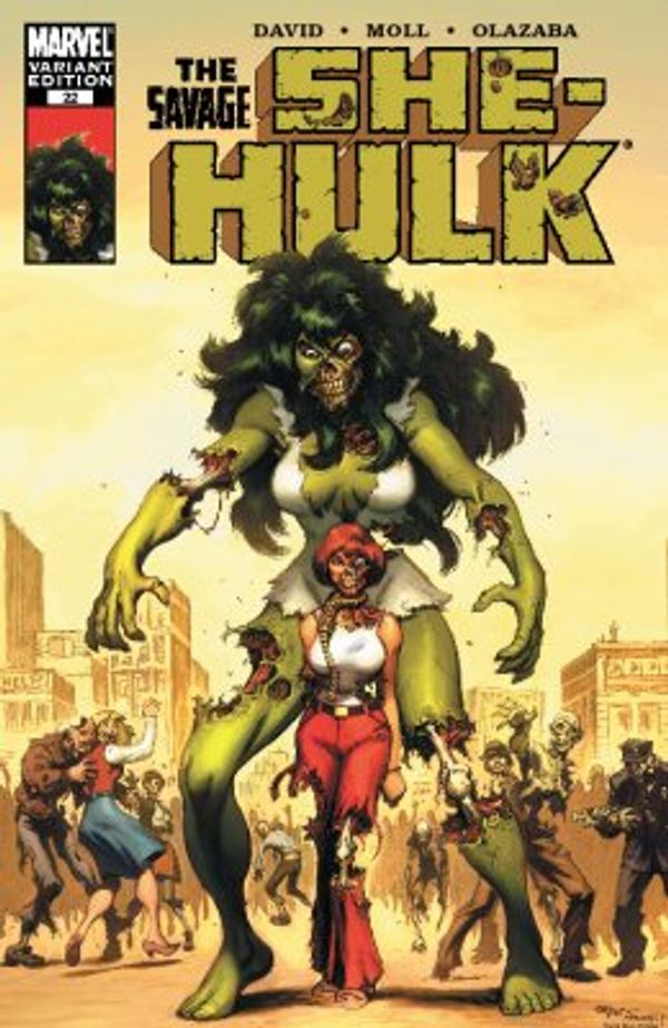 She-Hulk #22 (McGuinness Zombie Variant Cover)