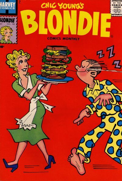 Blondie Comics Monthly #102 Comic