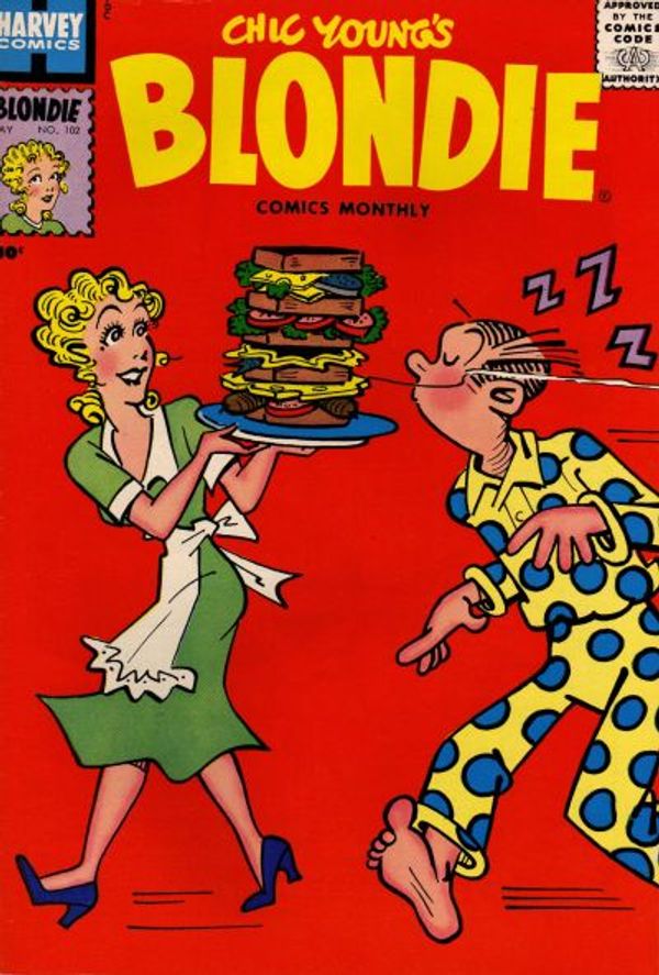 Blondie Comics Monthly #102