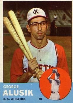 George Alusik 1963 Topps #51 Sports Card