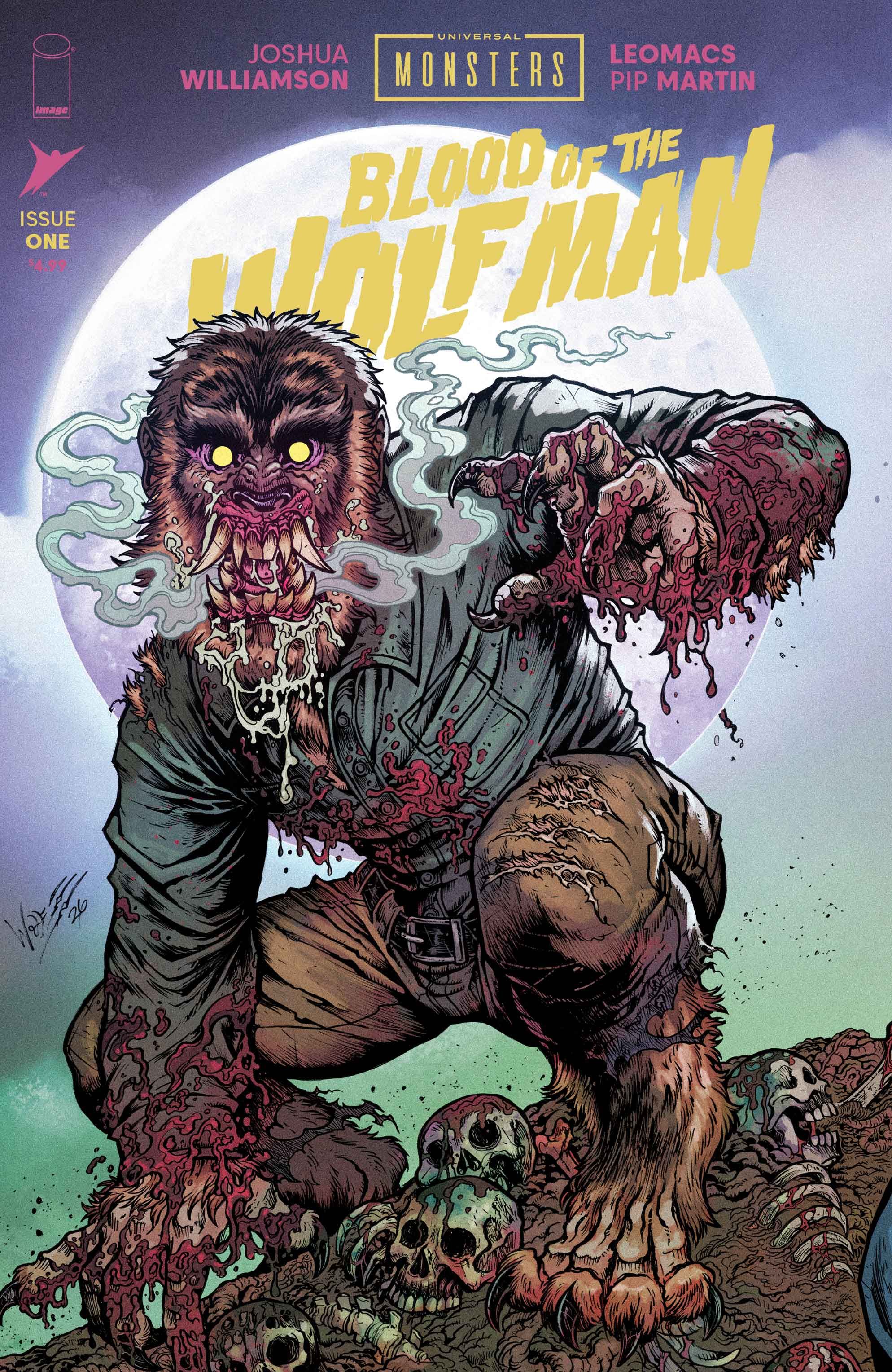 Universal Monsters Blood Of The Wolf Man #1 (Cvr C Inc 1:10 Maria Wolf & Mike Spicer Connecting Variant) Comic