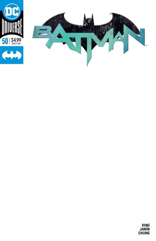 Batman #50 (Blank Variant Cover)