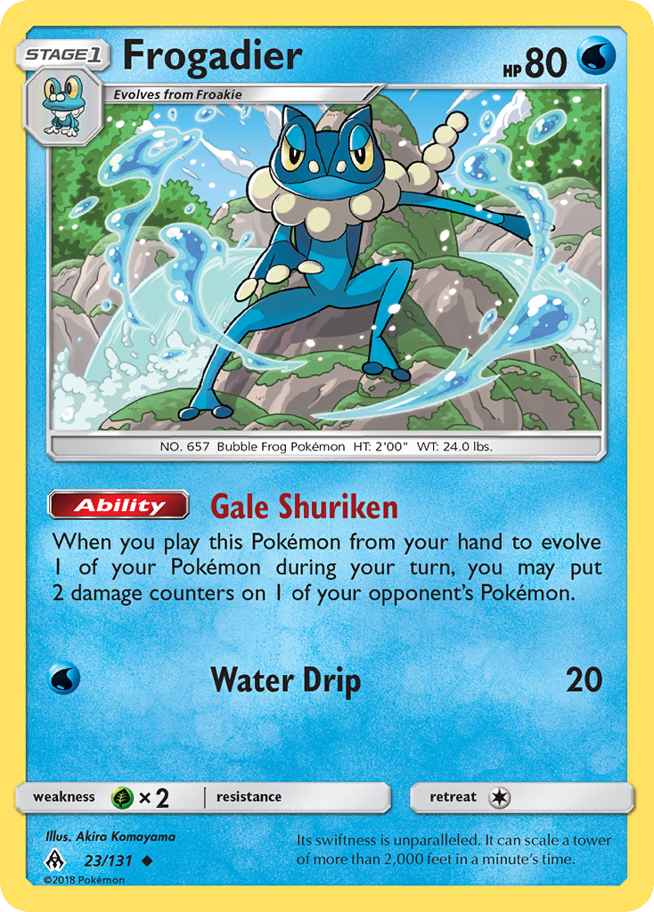 Frogadier (23/131) - Forbidden Light Pokémon Card