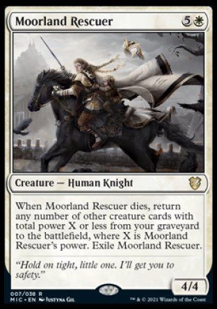 Moorland Rescuer (Innistrad Midnight Hunt Commander Decks) Trading Card