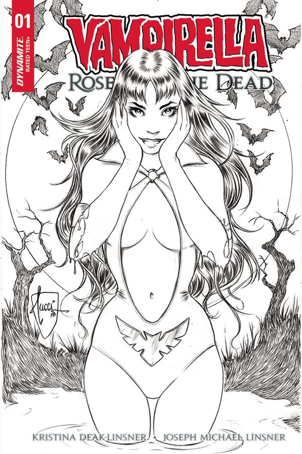 Vampirella Roses for the Dead #1 (Cover D 20 Copy Cover Tucci B&w)