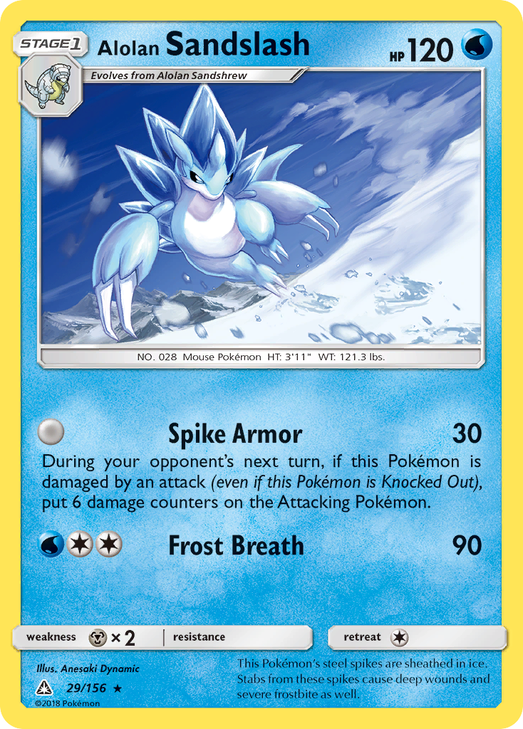 Alolan Sandslash (29/156) - Ultra Prism Pokémon Card