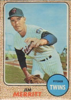 Jim Merritt 1968 Topps #64 Sports Card